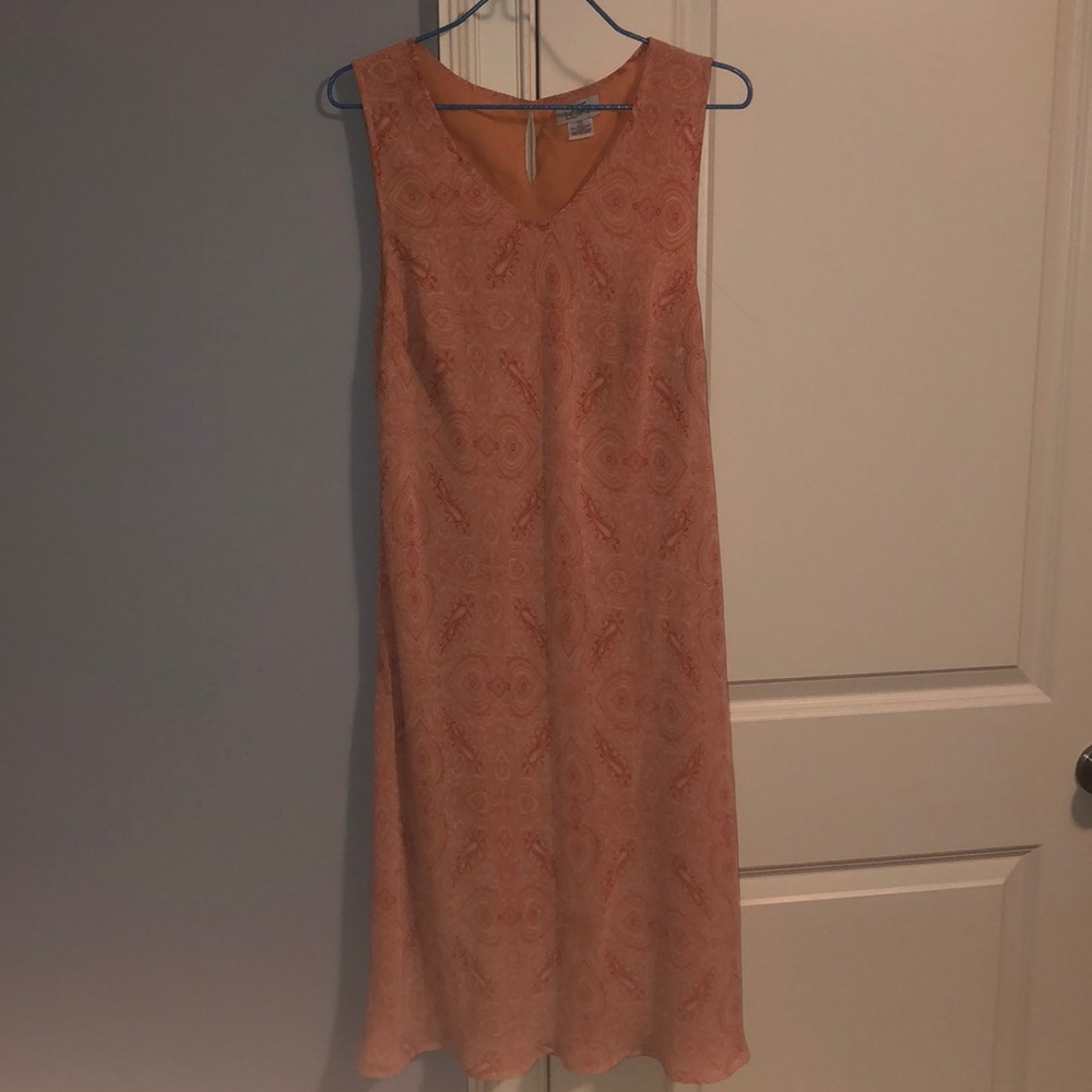 Orange and pink LOFT dress